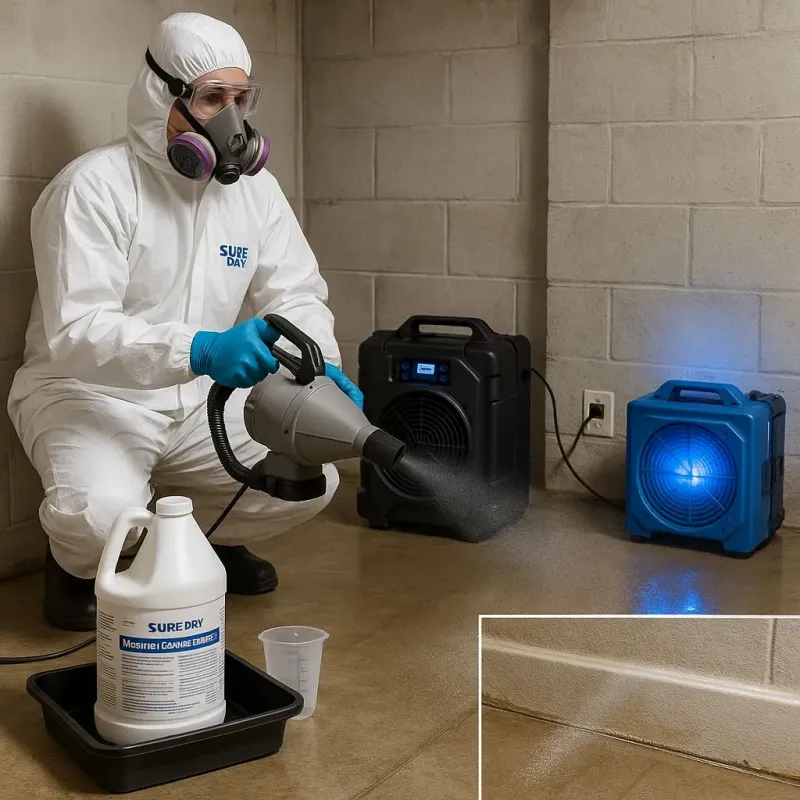 Sanitization and Odor Removal process in Elm City, NC
