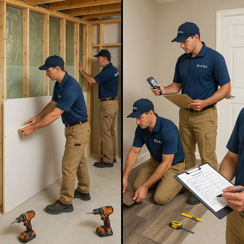 Repairs and Reconstruction process in Elm City, NC